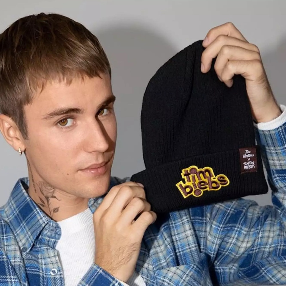 JUSTIN BIEBER X TIM HORTONS Beanie Toque Winter Hat